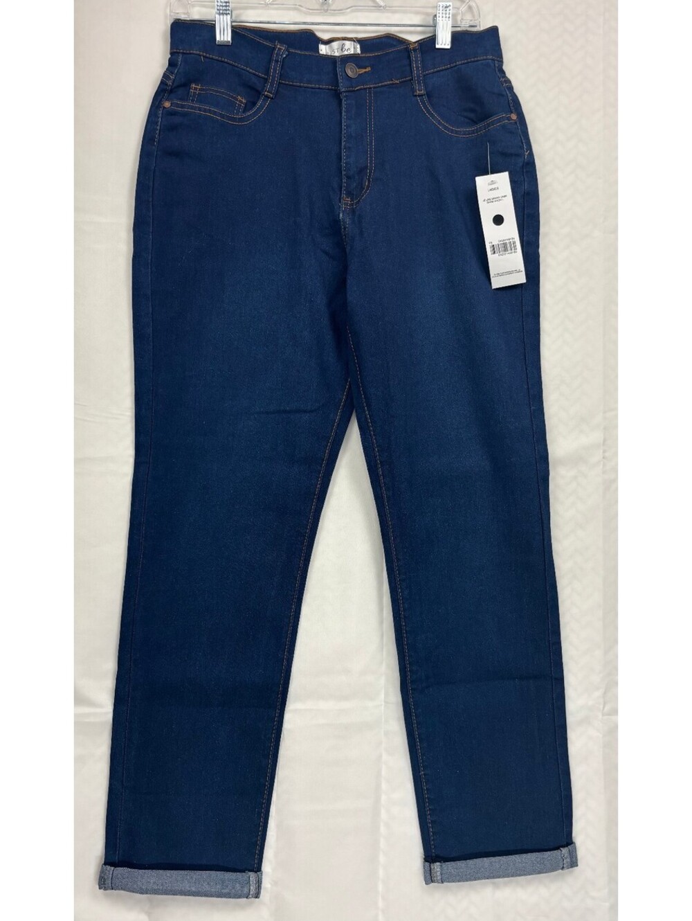 Just Be Ladies Dark Wash Skinny Denim Jeans Size Large